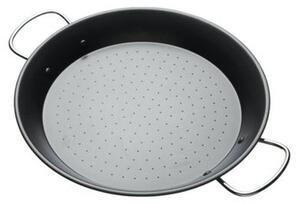 KitchenCraft World of Flavours Non-Stick Carbon Steel Paella Pan, 32cm