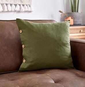 Cotton Linen Square Cushion Cover