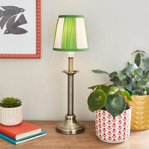 Pride & Joy Green Stripe Candle Lamp Shade