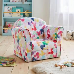 Disney Mickey Mouse Print Kids Armchair