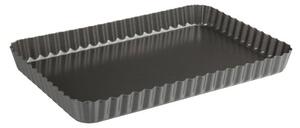 Luxe 31cm Rectangular Loose Base Fluted Quiche Pan