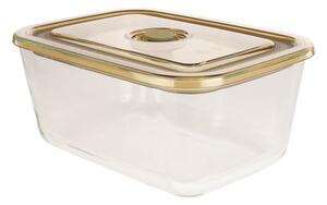 &Again Glass Rectangular Olive Storage Container 1300ml