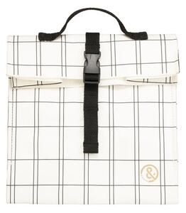 &Again Grid Paper Cooler Lunch Bag