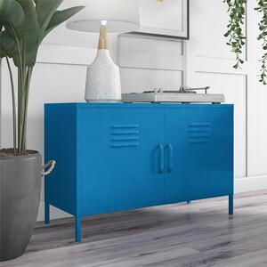 Drake 2 Door Metal Low Cabinet