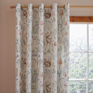 Woodland Blackout Eyelet Curtains