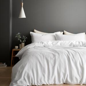 Content By Conran Relaxed Cotton Linen Bedding Set White