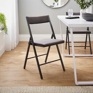 Emily Folding Dining Chair, Velvet