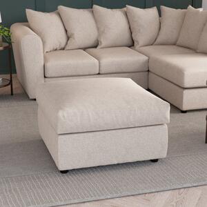 Blake Soft Texture Fabric Footstool