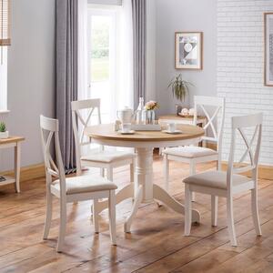 Davenport 4 Seater Round Pedestal Dining Table