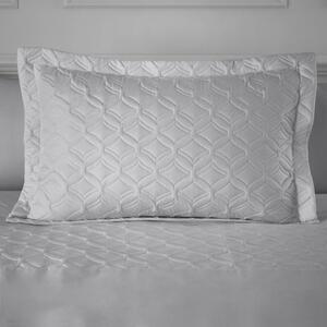 Skyler Silver Oxford Pillowcase