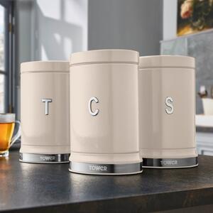 Set of 3 Tower Belle Tea, Coffee and Sugar Canisters