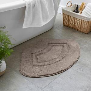 Luxurious Cotton Oval Bath Mat