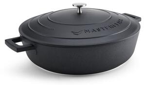 MasterClass Non-Stick Aluminium 33cm Shallow Casserole Dish, 5L