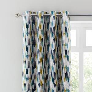 Kelso Cut Velvet Eyelet Curtains