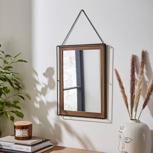 Fulton Rectangle Hanging Chain Wall Mirror