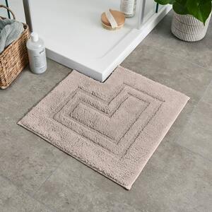 Luxury Cotton L Shaped Shower Mat