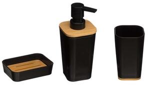 Natureo Bamboo 3 Piece Bathroom Accessories Set