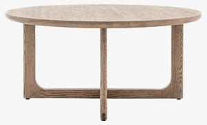 Whittle Round Coffee Table in Smoked