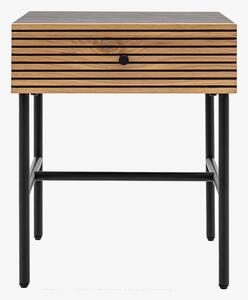 Furrow Bedside Table