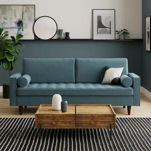 Alfie Velvet 3 Seater Sofa