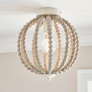 Clarice Beaded Flush Ceiling Light