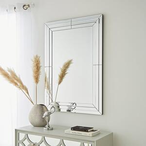 Triple Edge Rectangle Overmantel Wall Mirror