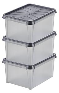 SmartStore Dry 33L Set of 3 Boxes, Grey