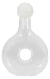 White Nassing Bottle with Stopper Ornament