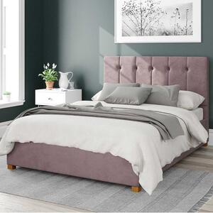 Hepburn Plush Velvet Ottoman Bed Frame