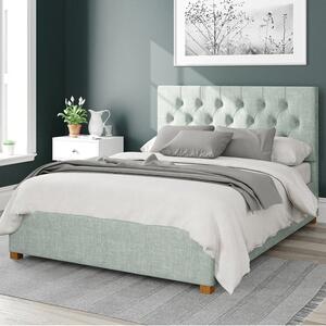 Olivier Pure Pastel Cotton Ottoman Bed Frame