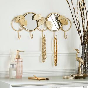 Gingko Gold Decorative Hooks