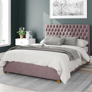 Monroe Plush Velvet Ottoman Bed Frame