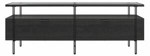 Wainwright TV Unit, Black Oak for TVs up to 60"