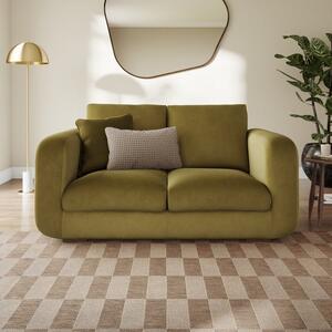 Luca Matte Soft Velvet 2 Seater Sofa