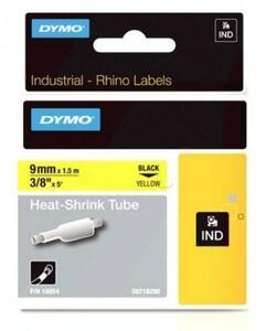 Laminated Tape for Labelling Machines Dymo ID1-9 Yellow Black 9 mm x 1,5 m