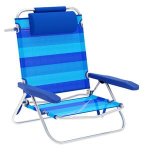 Folding Chair Marbueno Stripes Blue 61 x 82 x 68 cm