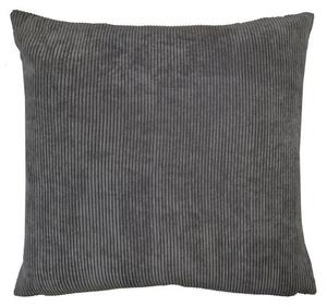 Corduroy Cushion, 43 x 43cm Charcoal