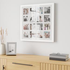 Square White Multi Photo Frame