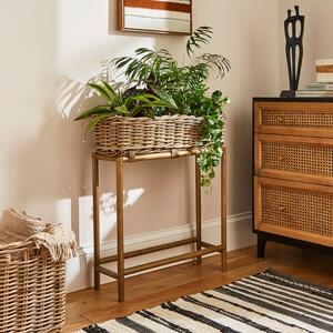 Churchgate Rattan Planter Box with Stand