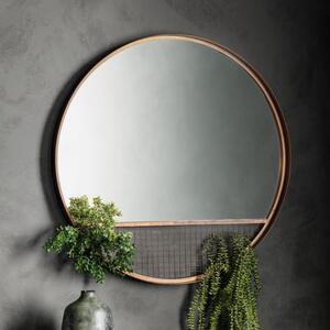 Mesh Round Wall Mirror