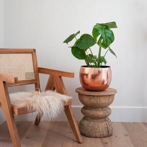 Hammered Bowl Plant Pot