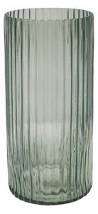 Daphne Ribbed Glass Vase