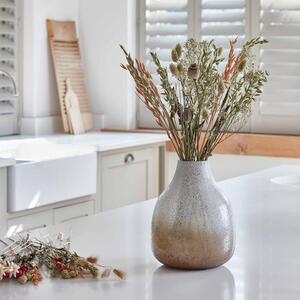 Verre Round Frosted Glass Vase