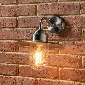 Lilium Glass Fisherman Outdoor Wall Light