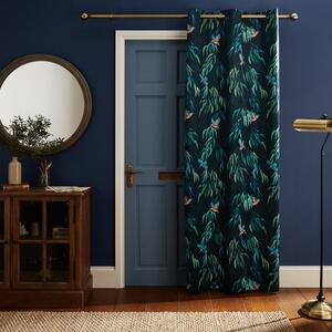 Kingfisher Eyelet Door Curtain