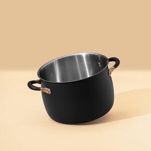 Meyer Accent Non-Stick Stainless Steel Stockpot, 24cm