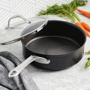 Anolon X Non-Stick Aluminium Saute Saucepan with Lid, 24cm