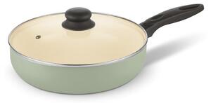 Brabantia Non-Stick Aluminium Sage Skillet, 26cm