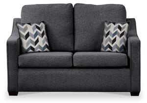 Charlcote Faux Linen Fabric 2 Seater Double Sofa Bed | Grey Blue & More