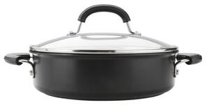 Circulon Total Non-Stick Hard Anodised Aluminium Sauteuse Pan with Lid, 28cm